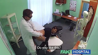 Fake Clinic Sexual treatment turns gorgeous busty patient